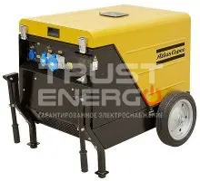 Бензиновый генератор Atlas Copco QEP S14 на шасси